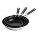 image 1 of KitchenAid Stainless Steel Frying Pan Set, 20, 24 & 28cm PFAS Free Fry Pans