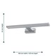 image 6 of Set of 2 Verve - Bathroom LED Over Mirror Lights Chrome