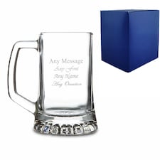 Personalised Engraved 9.5oz Stern Tankard Birthday Gift