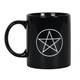 image 1 of Ceramic Pentagram Black Mug - 350ml