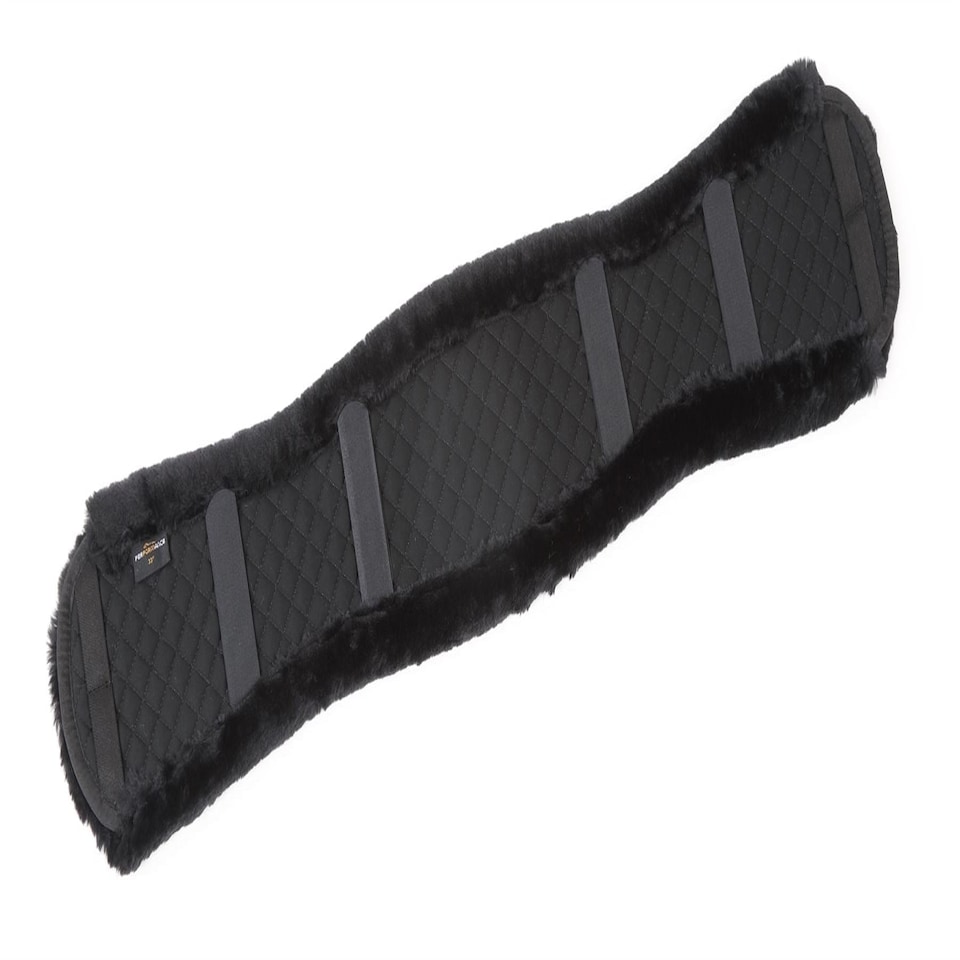 image 1 of Shires Performance SupaFleece Dress Girth Slv Black | Size: 33 Inch
Colour: Black