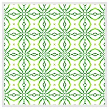 Swimwear fabric green alluring boho chic (Picture Frame) White | XS