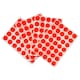 image 1 of Pack of 140 Fluorescent Red 13mm Round Labels - Stickers