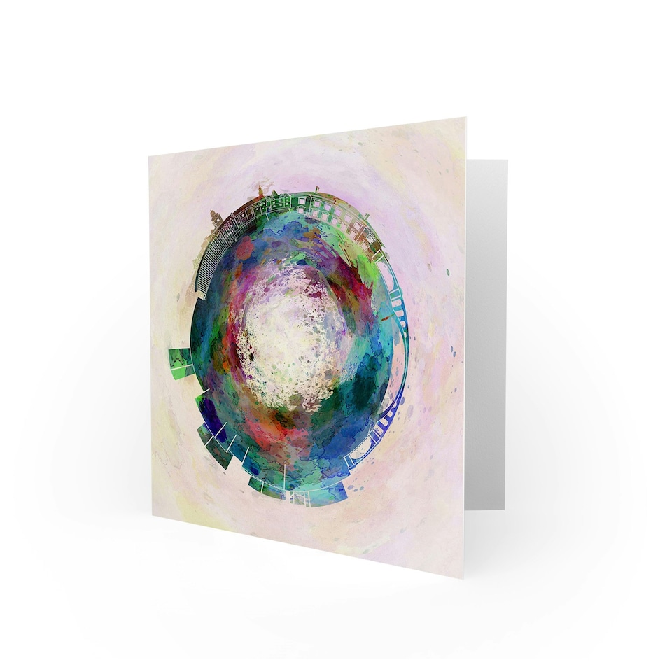 image 1 of Little World City Skyline Luxembourg Art Card