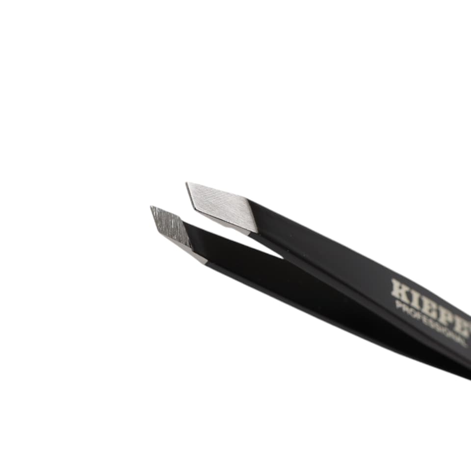 image 1 of Kiepe - Tweezer Oblique Tip Black 10cm