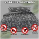 image 3 of VELVETIO Markland Paisley Complete Duvet Cover Set with Fitted Sheet Luxury Bedding Quilt Grey | Double