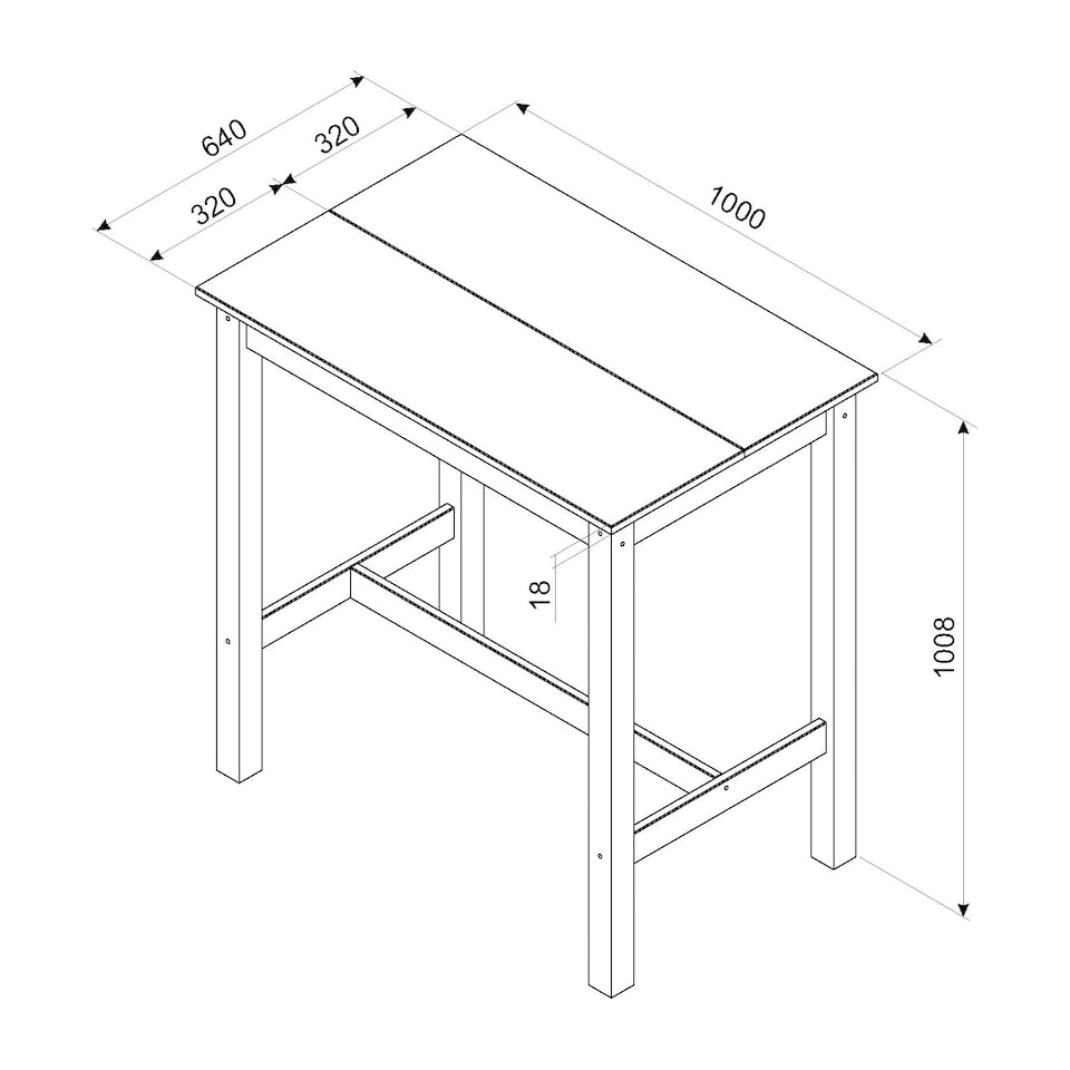image 1 of Premium Corona Linea Breakfast Dining Set with Table and 4 High Stools - Grey Waxed Pine | Grey | Grey | 1