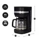 image 4 of Hamilton Beach Filter Coffee Machine, Ella 1.5L, 900W, Coffee Maker for Instant Coffee, Espresso, Macchiato, Makes 12 Cups, Re-usable Filter, Anti-Drip, Water Level Window, Matte Black - HBC9453MB