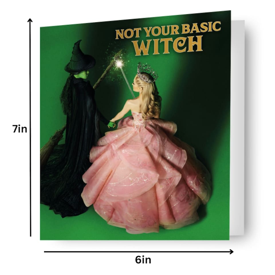 image 1 of Wicked 'Not Your Basic Witch' Card