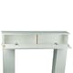image 4 of Gr8 Home Wooden White Fireplace Surround Mantelpiece Storage Cabinet Shelves Unit Stand