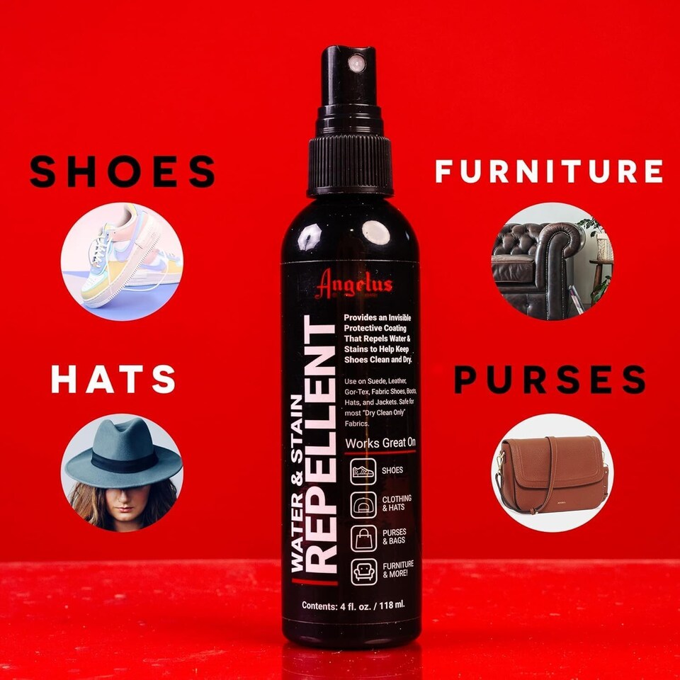 image 1 of Angelus Water & Stain Repellant - Non-Aerosol for Multi-Surface 4oz | Clear
