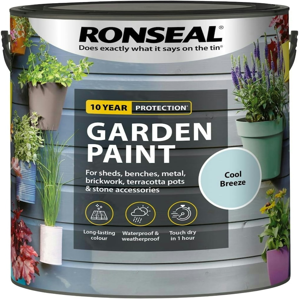image 1 of Ronseal Garden Paint 5L Cool Breeze