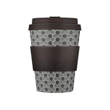 Ecoffee Cup 12oz 350ml Reusable, Plant Based Coffee Cup with Silicone Lid & Sleeve - Fermi's Paradox