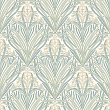 Muriva Elegance Bellflowers Wallpaper - Cream/Sage - 10m x 53cm | Cream