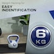 image 4 of SPORTNOW Kettle Bell with Handle for Home Gym Purple | 6