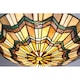 image 4 of Alcott 2 Light Tiffany Flush Mount - Bronze Finish, E27