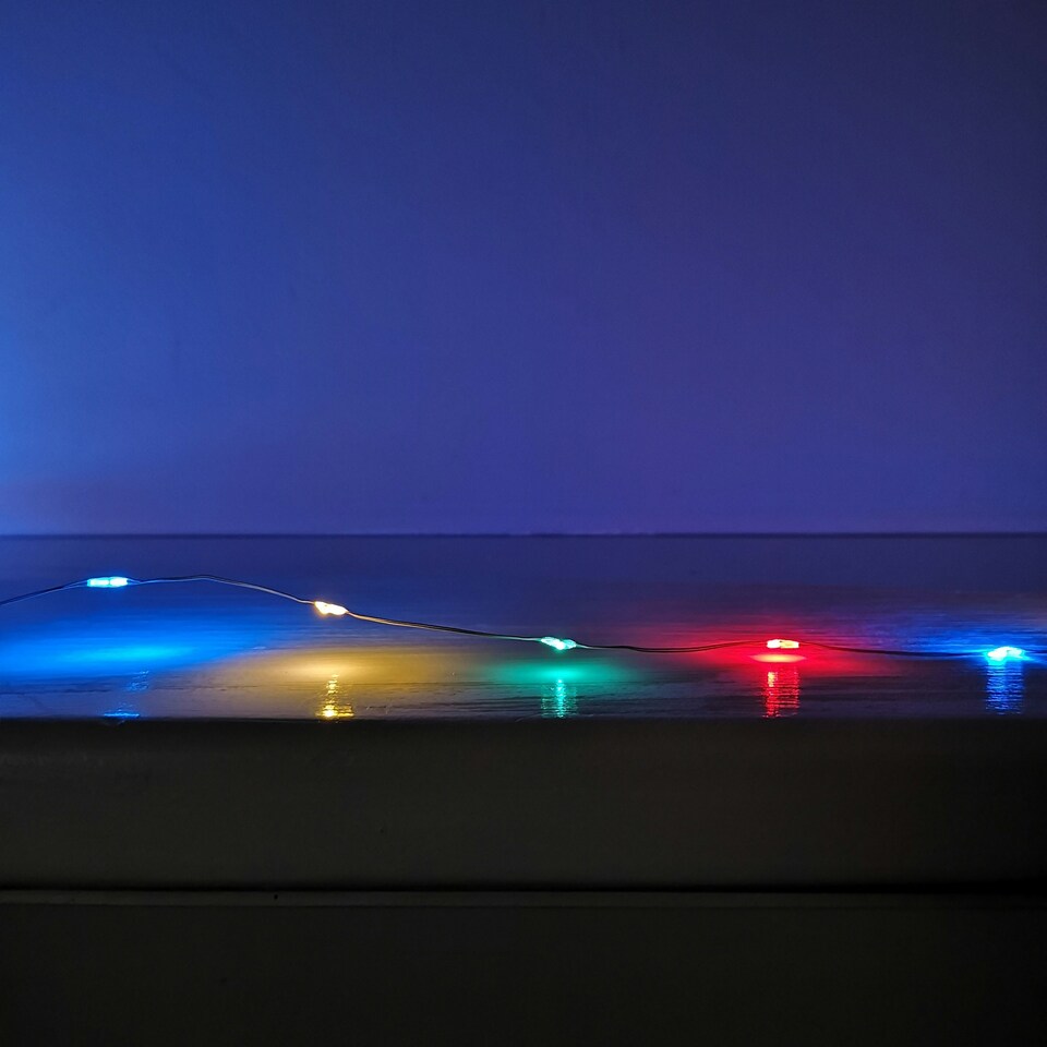 image 1 of Premier MicroBrights Lights 50 LED Multi-Coloured 2.5m