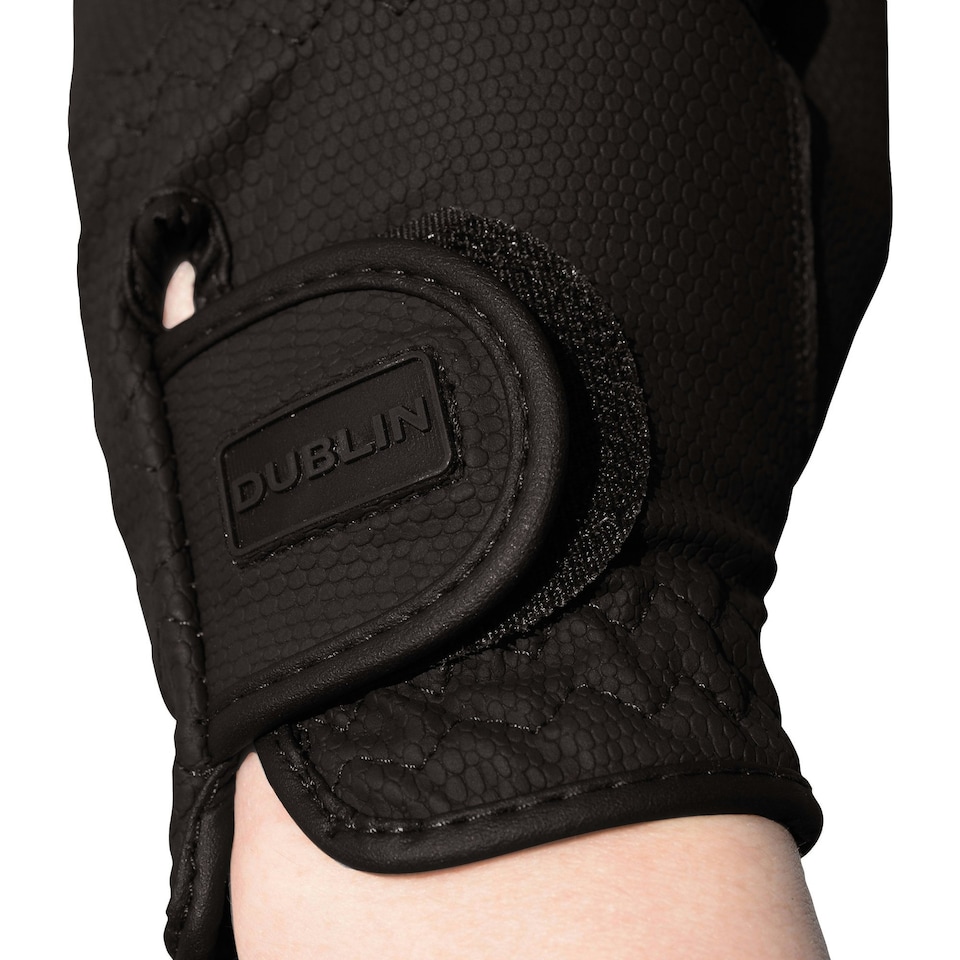image 1 of Dublin Touch Screen Everyday Riding Gloves - Black - XS | Black | XS