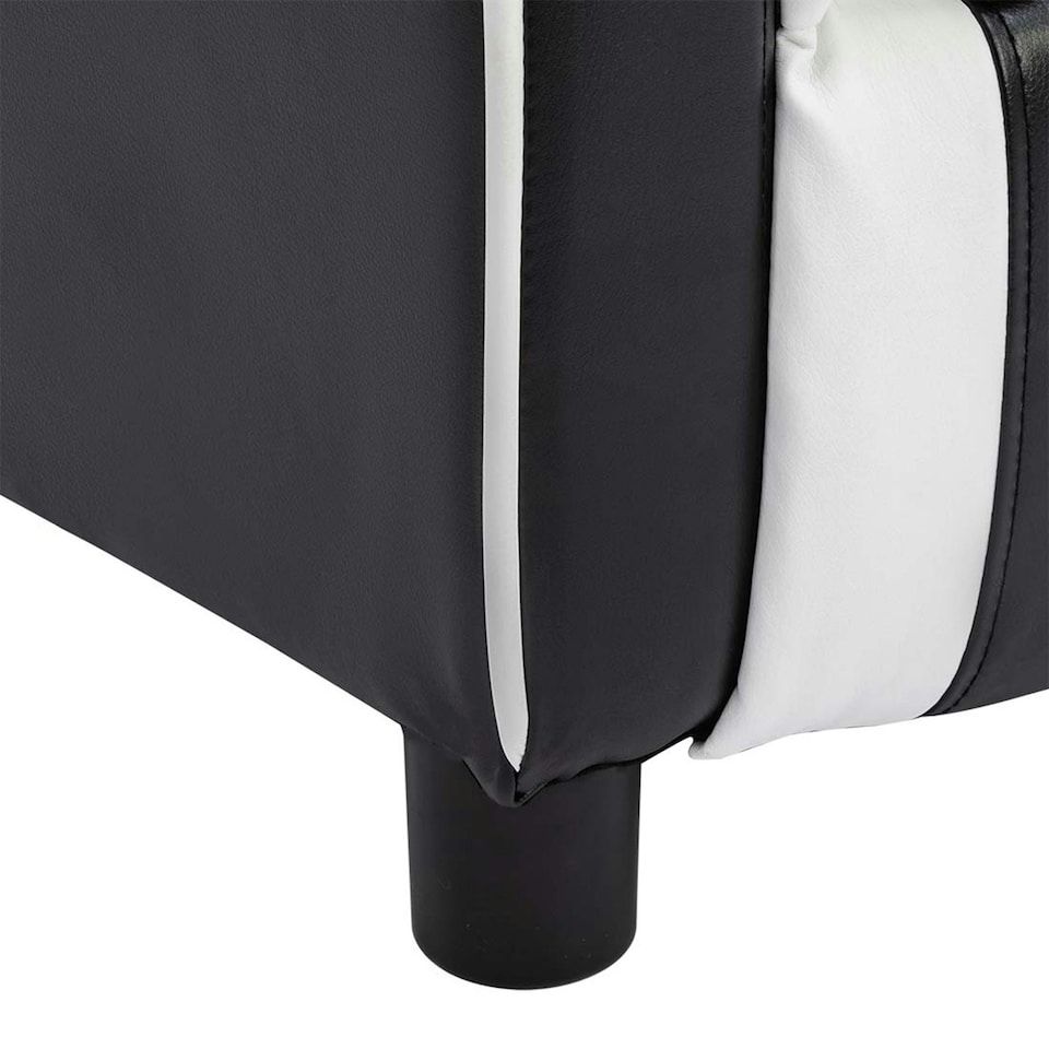 image 1 of Ranger S Faux Leather Recliner Armchair Sofa Cinema Gaming Chair (White)