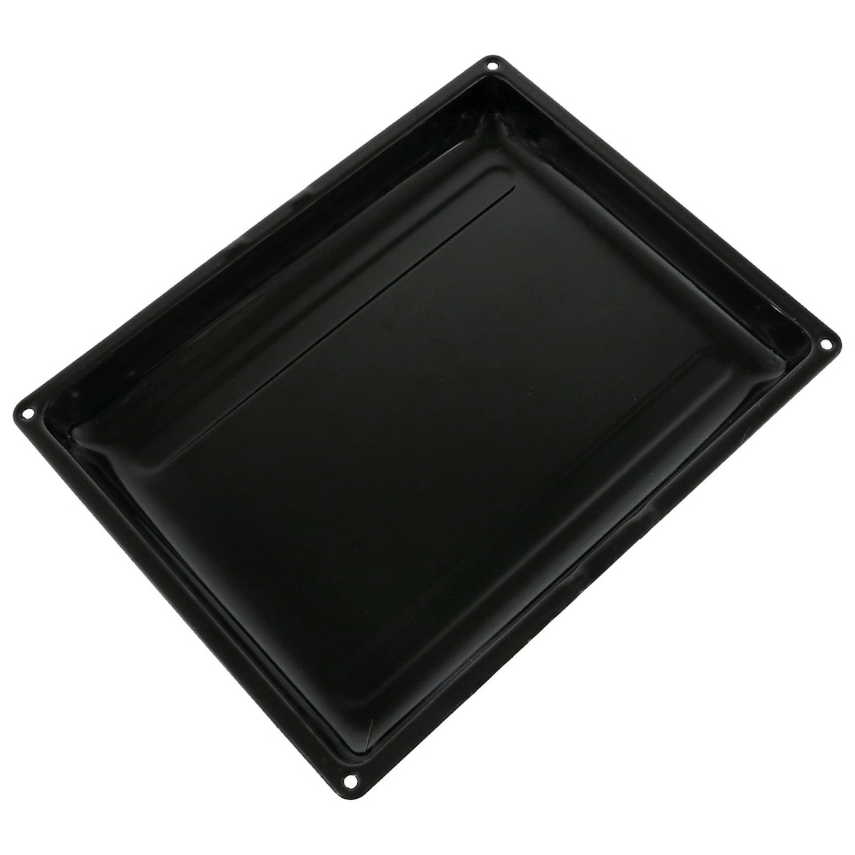 image 1 of SPARES2GO Small Baking Roasting Tray Grill Pan for Oven Cooker (355mm x 280mm)