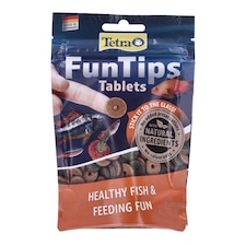 Tetra Fun Tips Fish Food Tablets - 75 Count Pack