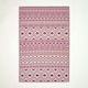 image 1 of Homescapes Outdoor Rug Luxury Waterproof Reversible Recycled, For Garden, Tia Aztec | Pink | Pink and White