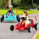 image 2 of COSTWAY Kids Electric Go Kart 12V Ride on Car Blue