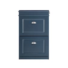 SoBuy FSR78-B,Shoe Rack Storage Cabinet with 2 Flip Drawers | Blue | Blue | 1