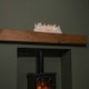 image 3 of 15cm Battery Operated Light up Wooden House Scene with 15 Warm White LEDs