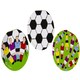 image 1 of Pack of 12 Round Football Theme Notebook 8cm
