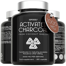 SuperSelf Activated Charcoal 2000mg 180 Capsules