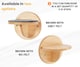 image 4 of NOVECRAFTO Wall-Mounted Cat Steps – Natural Wood Round Climbing Posts – Durable Cat Shelves for Climbing & Perching – Space-Saving Wall Steppers
