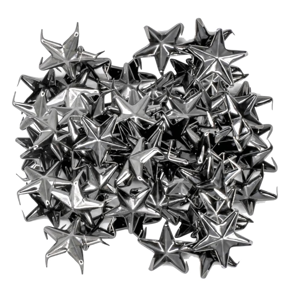 image 1 of 15mm Star Studs Claw Rivets for DIY Scrapbooking - 50pcs
