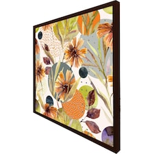 Autumn flowers (Picture Frame) Brown | XL