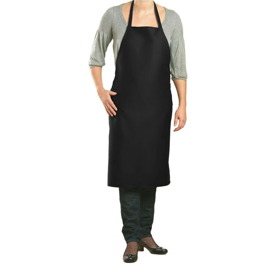 image 1 of MidOcean Kitab Cotton Kitchen Apron - Black - One Size | Black