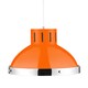 image 1 of Interiors by Premier Jasper Orange and Chrome Pendant Light