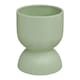 image 3 of Interiors by Premier Sage Green Planter, Durable Ceramic Construction Of Outdoor Pot, Cylindrical Design Garden Flower Planter Green