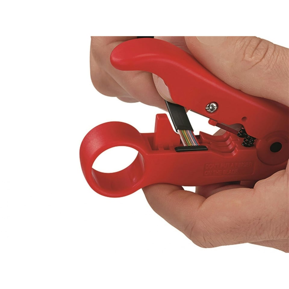 image 1 of Knipex Wire Stripping Tool For Coax And Data Cable - Multi Colour - One Size
