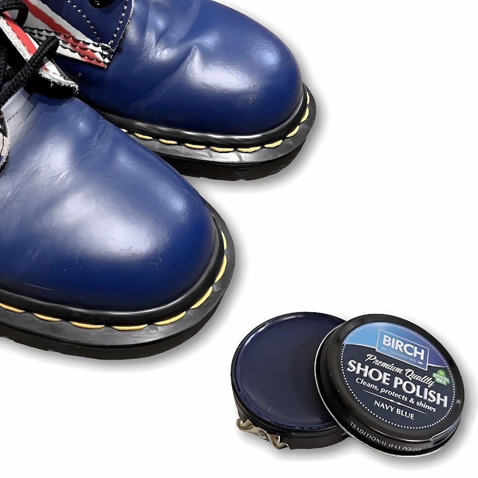 image 1 of BIRCH Traditional Shoe Polish - Wax-Based for Leather Conditioning 50ml