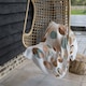 image 3 of Round texture and floral icons in pastel colours (Blanket)
