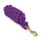 image 4 of Shires Headcollar Lead Rope With Trigger Clip Black | Colour: Black/Purple
Size: One Size