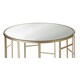 image 5 of Avantis Asymmetrical Frame Set Of 2 Tables Gold