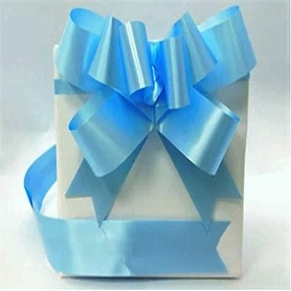 image 1 of 30Pcs 30mm Pale Blue Pull Bows