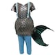 image 2 of Bristol Novelty Childrens/Kids Step In Mermaid Costume - Silver/Blue - M Silver | M