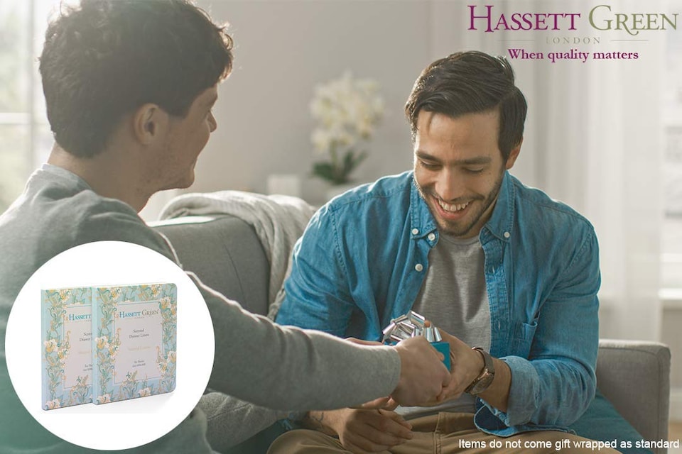 image 1 of Hassett Green London - Natural Cotton Scented Drawer Liners - Two Pack of 6 Sheets size 600 x 400 mm (Twin Pack)