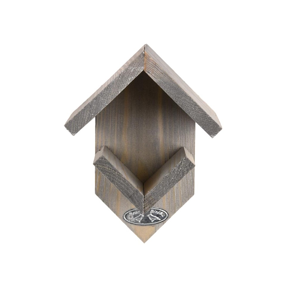 image 1 of Fallen Fruits Wooden Peanut Butter Jar Feeder | Grey | Grey