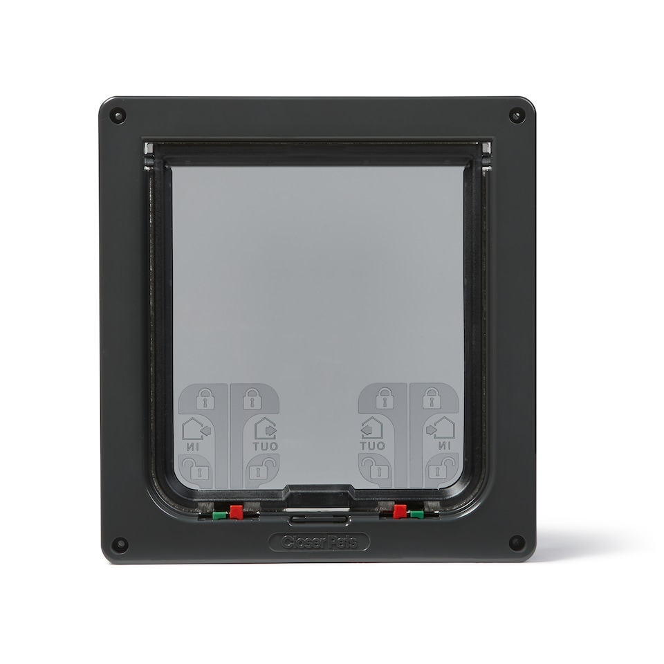 image 1 of Cat Mate Large Cat Flap With 4 Way Lock - Grey (221G)