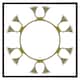 image 2 of Ancient egyptian lotus motifs (Picture Frame) Brown | Oak | XL
