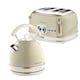 image 1 of Ariete ARPK39 Vintage Retro Dome Kettle, 4 Slice Toaster Set, Cream