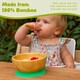 image 4 of Tiny Dining Bamboo Suction Bowl - Beige Cream